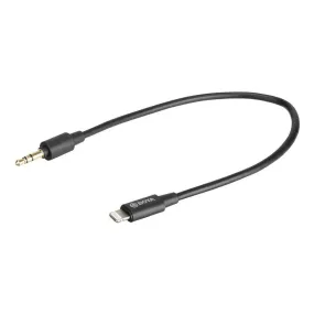 BOYA BY-K1 3.5mm TRS (Male) to Lightning (Male) Audio Adapter