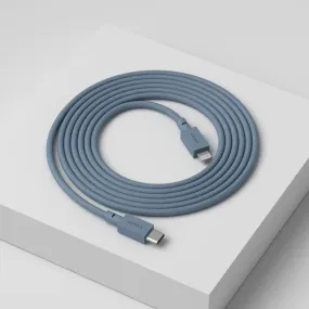 CABLE 1 USB-C TO LIGHTNING 2M | SHARK BLUE