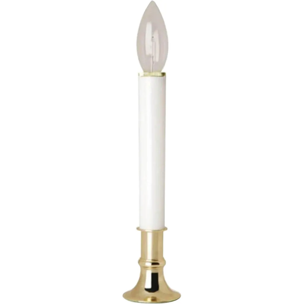 Candle Lamp Brass Base 7 inches