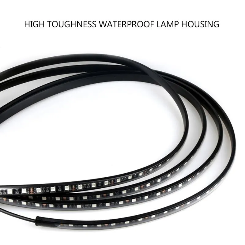 Car Underglow Neon LED Strip Lights APP/Remote Control Auto Underbody RGB Atmosphere Lamp