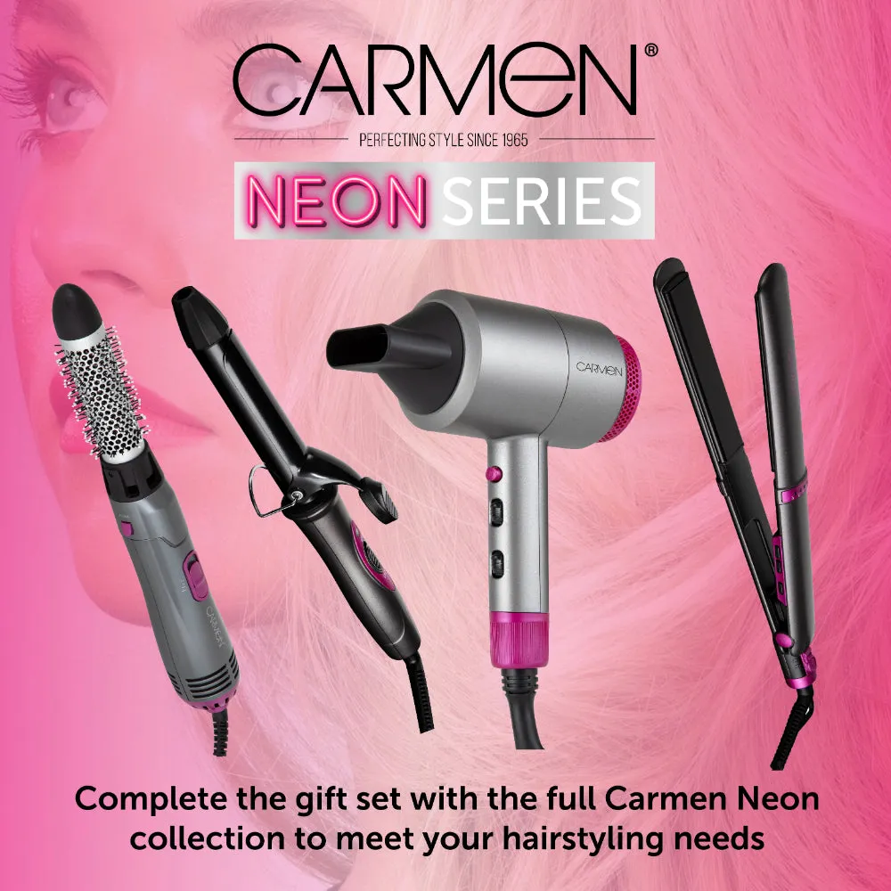 Carmen Neon Cordless Automatic Curler  - Graphite