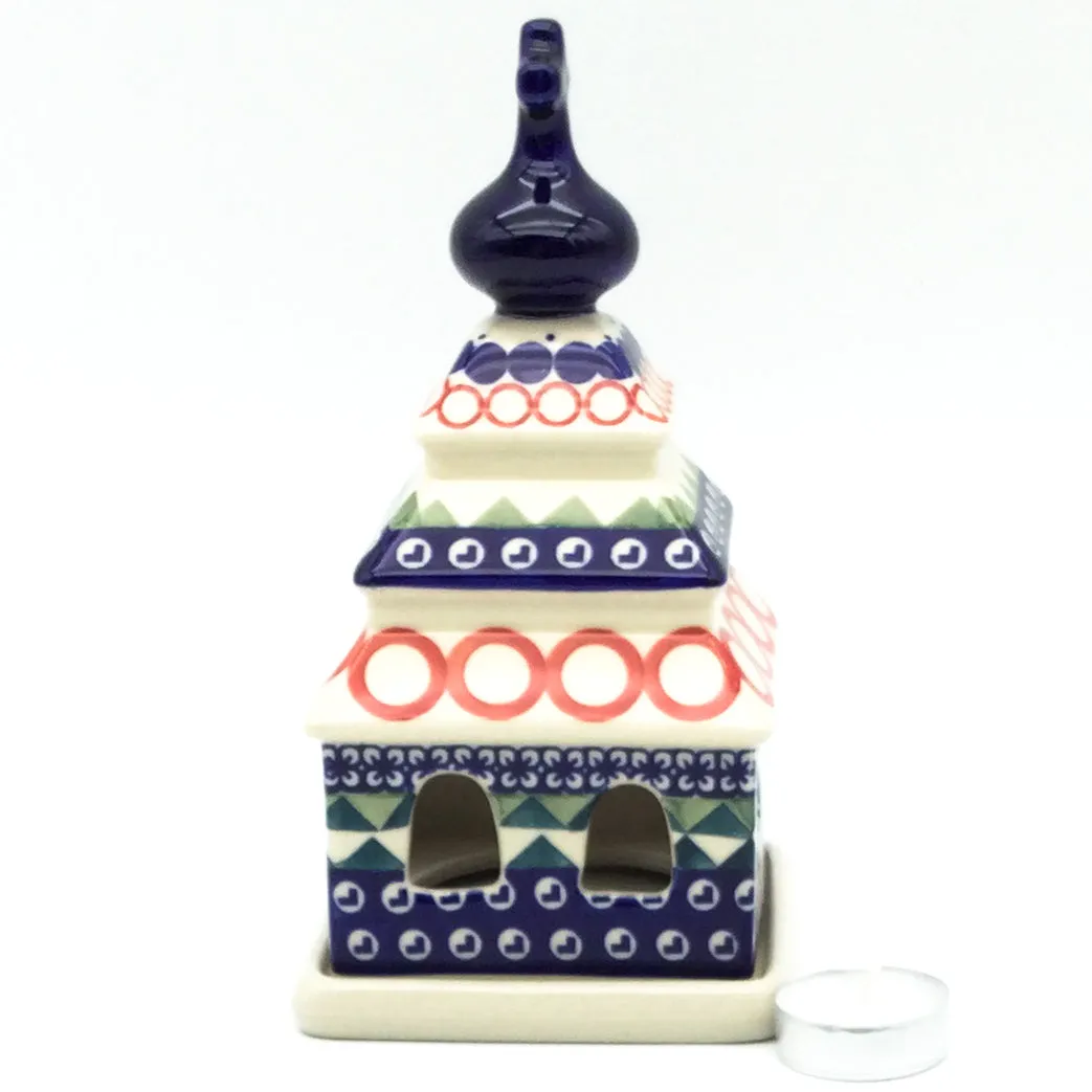 Church Tea Candle Holder in December Fun