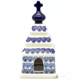 Church Tea Candle Holder in Perennial Bulbs