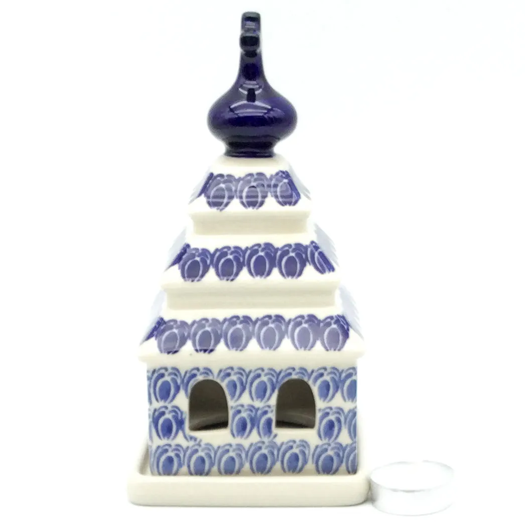 Church Tea Candle Holder in Perennial Bulbs