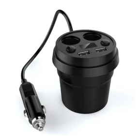Cigarette Lighter Splitter 3.1A Car Charger Adapter 2 In 1