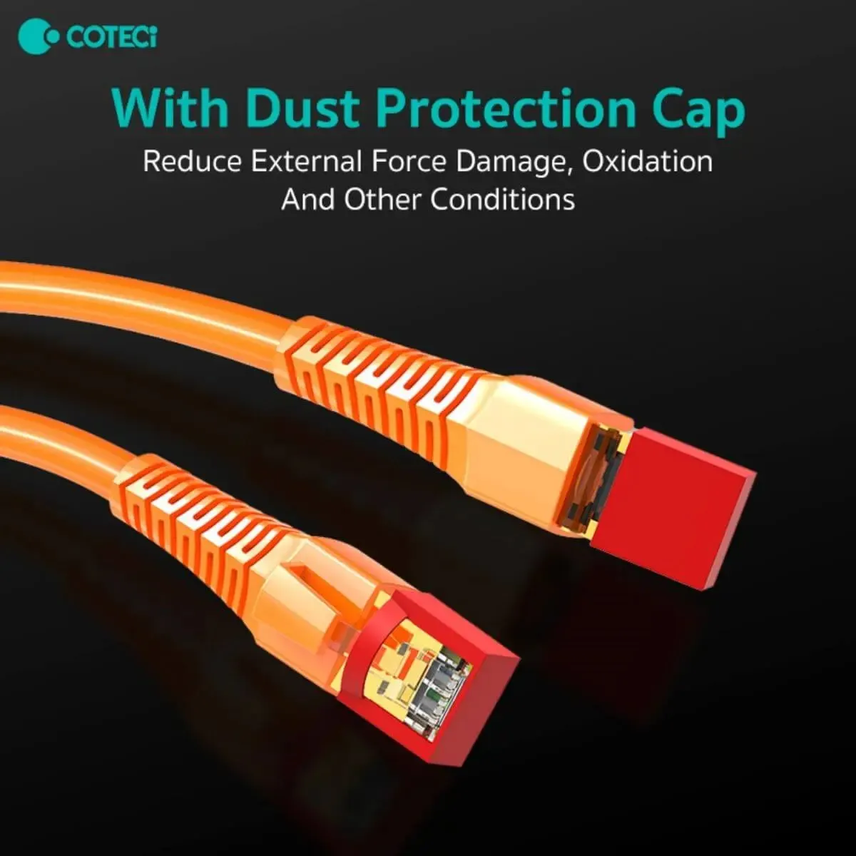 COTECi CTA 8 Class 10 Gigabit Ethernet Cable 2M - 87501