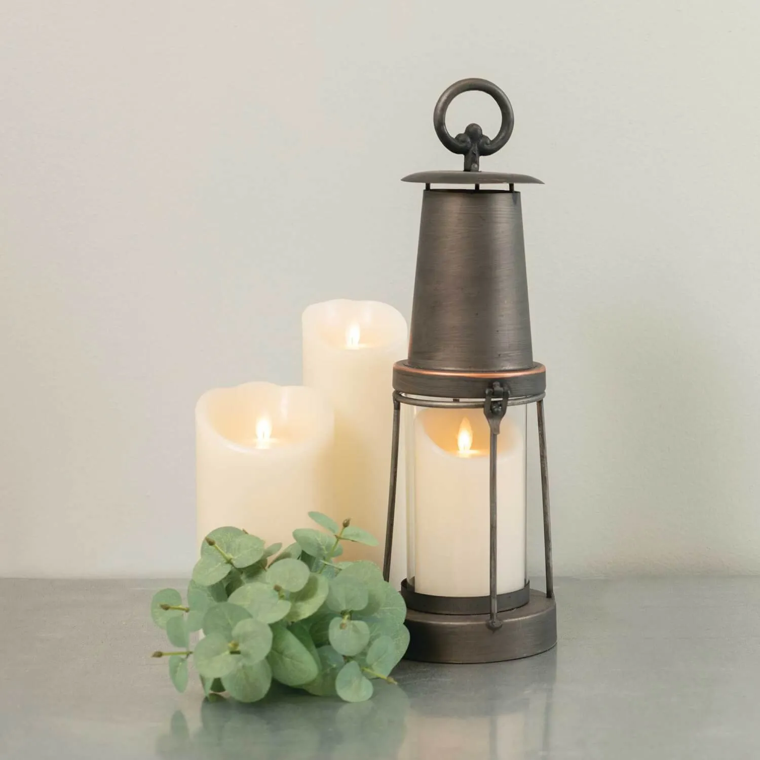 Cream LED Pillar Candle