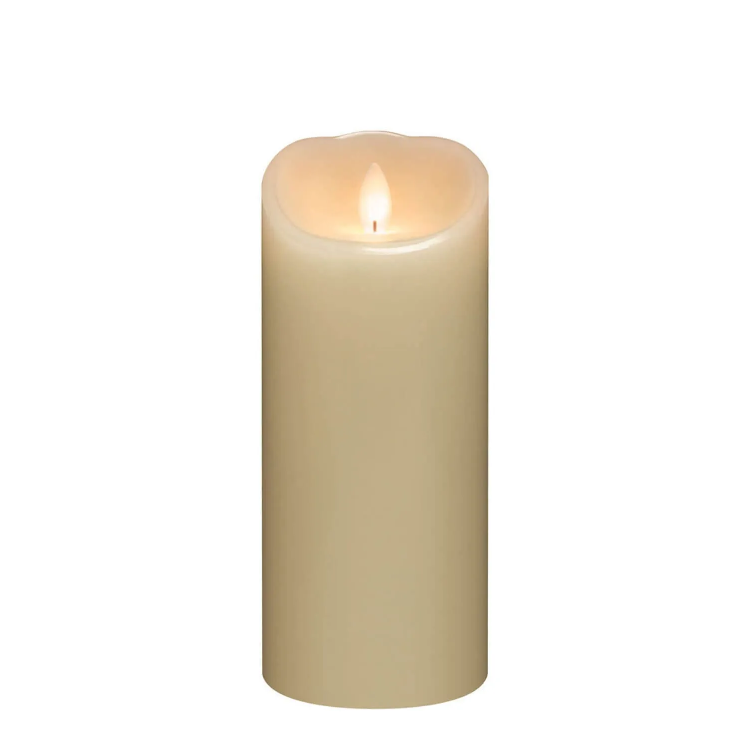 Cream LED Pillar Candle