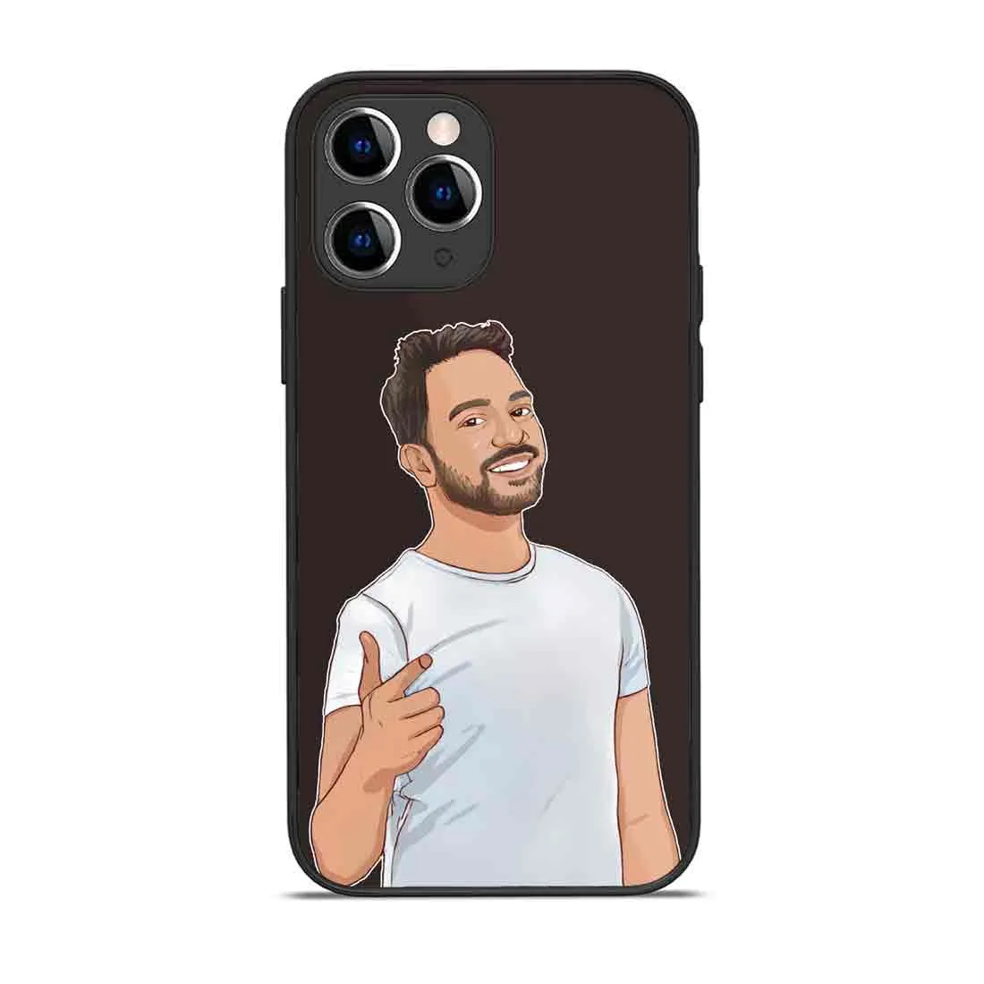 Customized Photo Printed Mobile Cover 11 Pro Back Case With Image - Cartoonize Photo