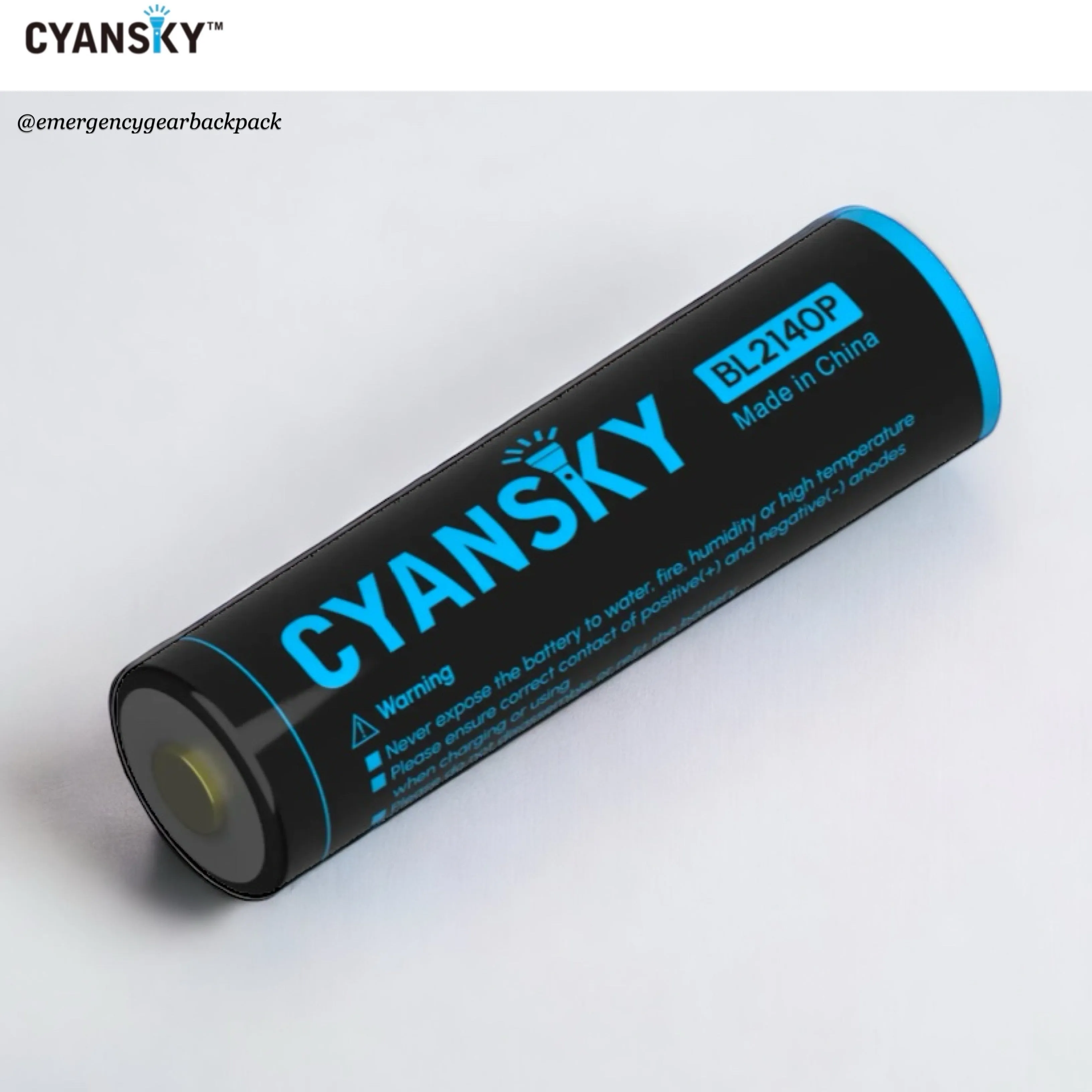 Cyansky BL2140P 21700 4000mAh 3.7V 35A High Drain Li-ion Rechargeable Battery
