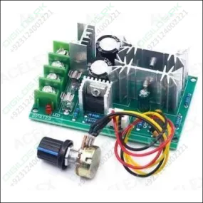Dc 10-60v 20a Pwm Universal Motor Speed Controller Regulator