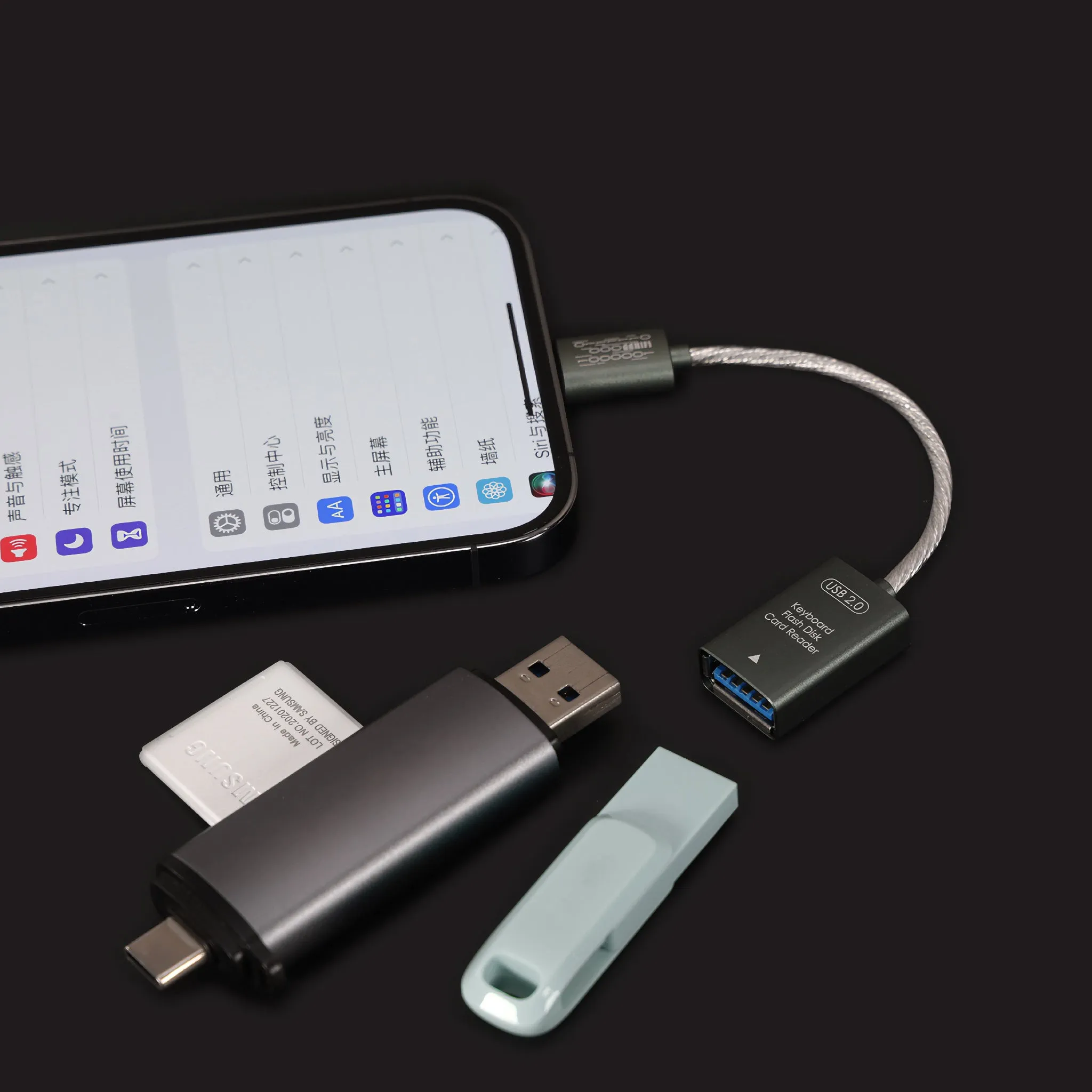 ddHiFi MFi06F 2.0 OTG Cable | Lightning to USB-A Female