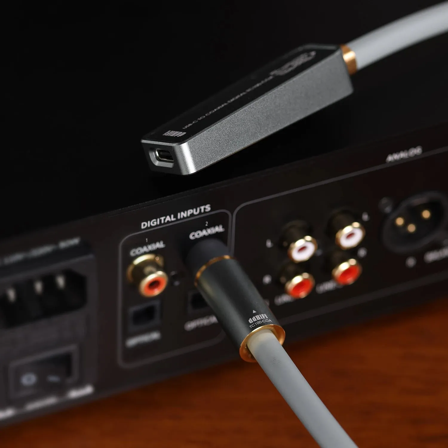 ddHiFi TC100-COA USB-C to Digital Coaxial Cable Converter