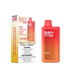 Drip'n EVO 10K Mango Peach Watermelon Disposable Vape Pen