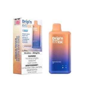 Drip'n EVO 10K Peach Blue Razz Ice Disposable Vape Pen
