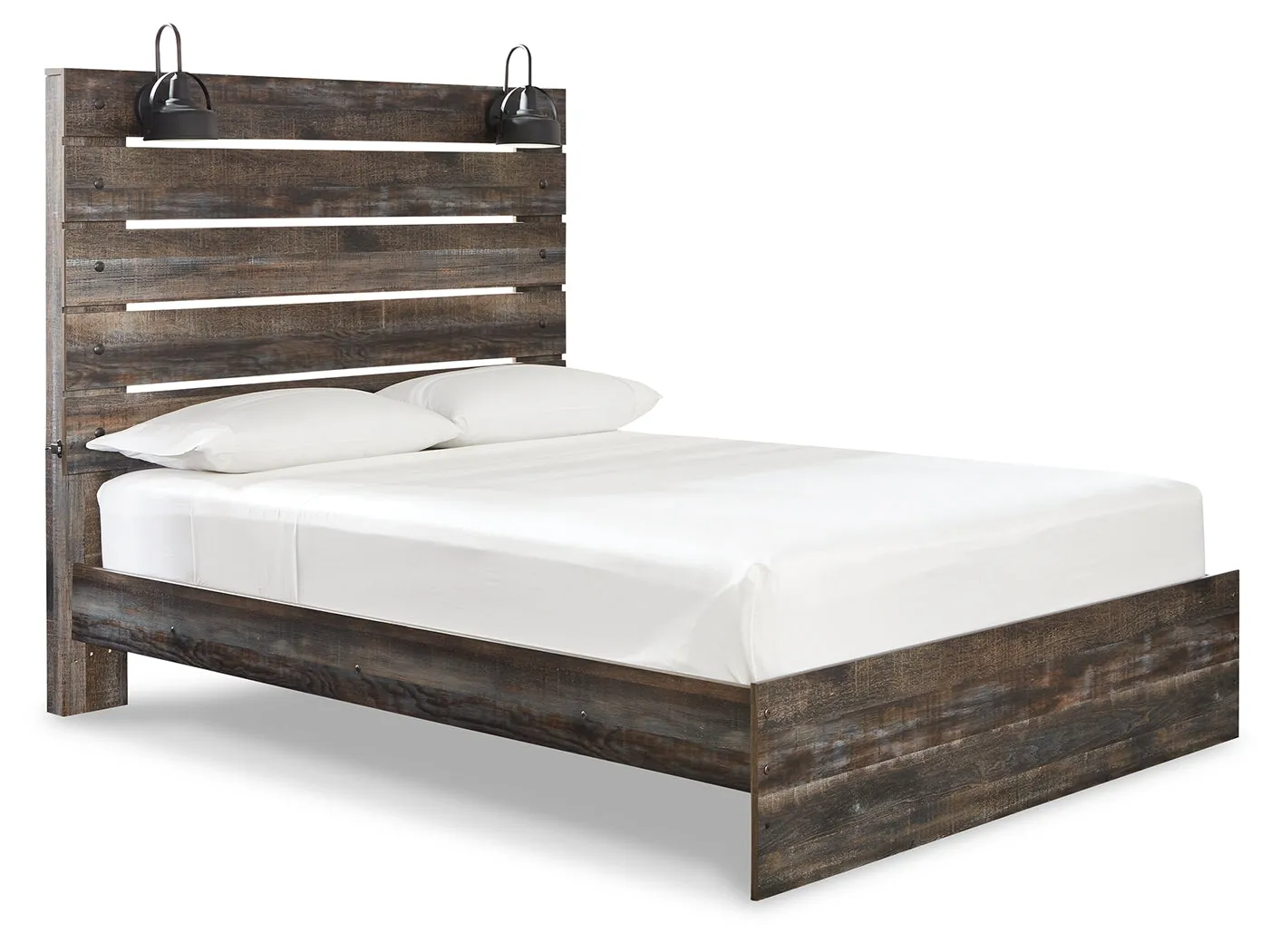 Drystan Queen Panel Bed with 2 Nightstands in Multi