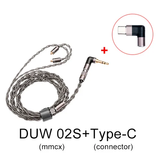 DUNU DUW02S DUW-02S High-purity Upgraded Earphone Cable