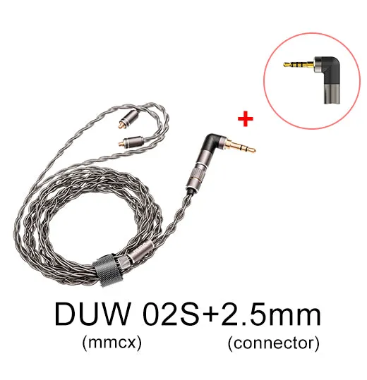 DUNU DUW02S DUW-02S High-purity Upgraded Earphone Cable