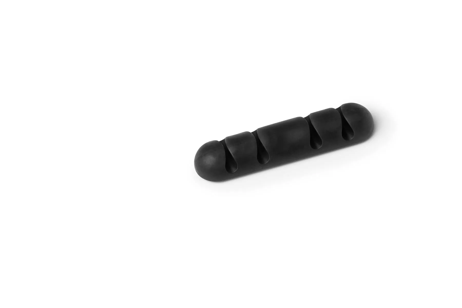 Durable CAVOLINE Cable Management 4 Desk Tidy Clips | 2 Pack | Graphite