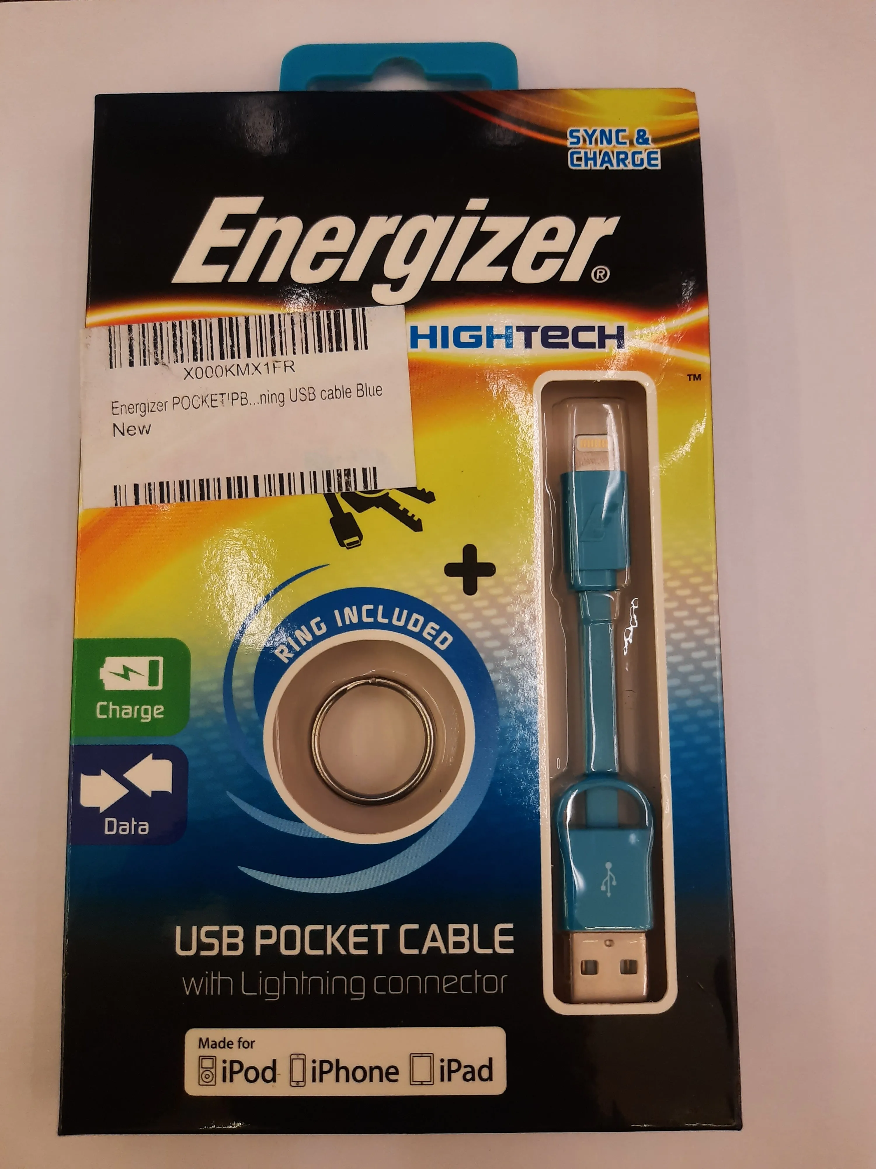 Energizer Lightining Pocket Cable 8cm