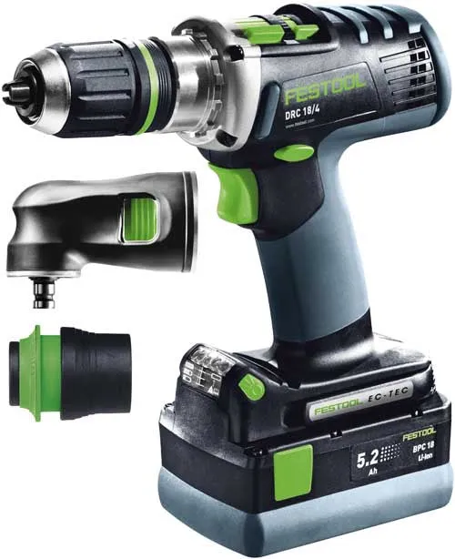 FESTOOL CORDLESS DRILLS DRC 18/4 LI 5,2 SET