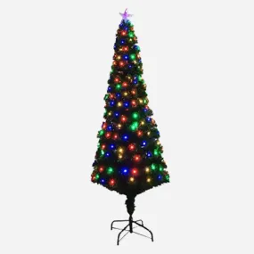 Fibre Optic Tree Slim with Multicoloured LEDs (1.8m)