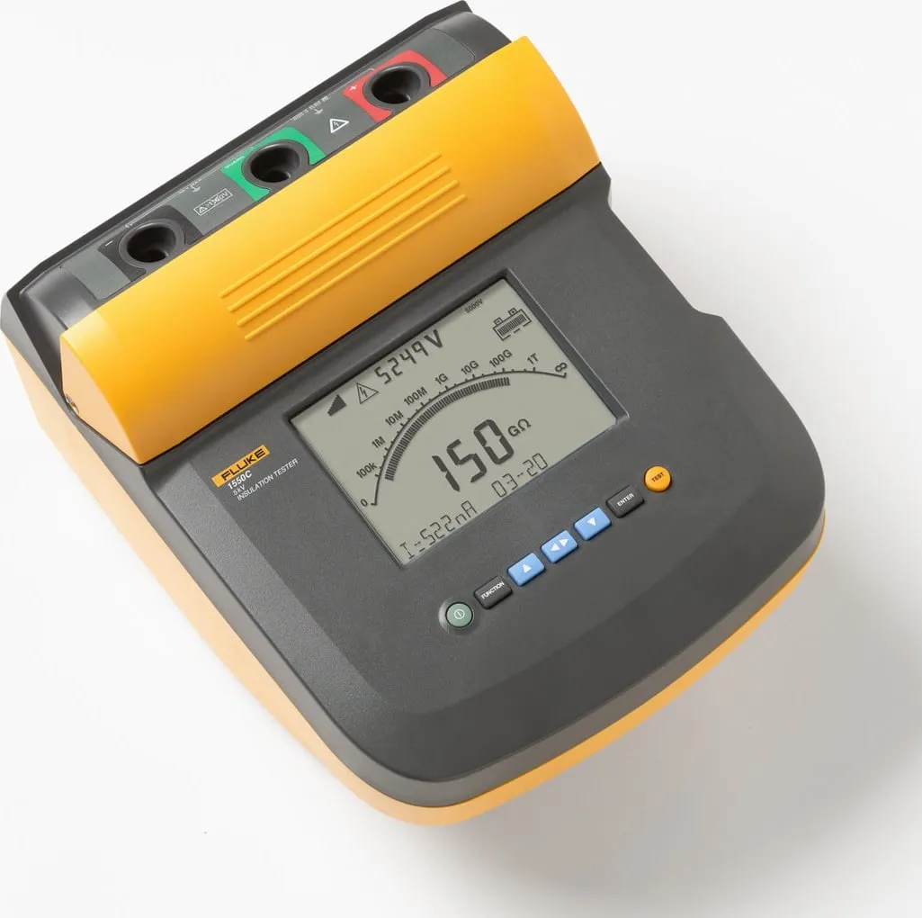 Fluke 1550C Digital Insulation Resistance Tester, 5kV