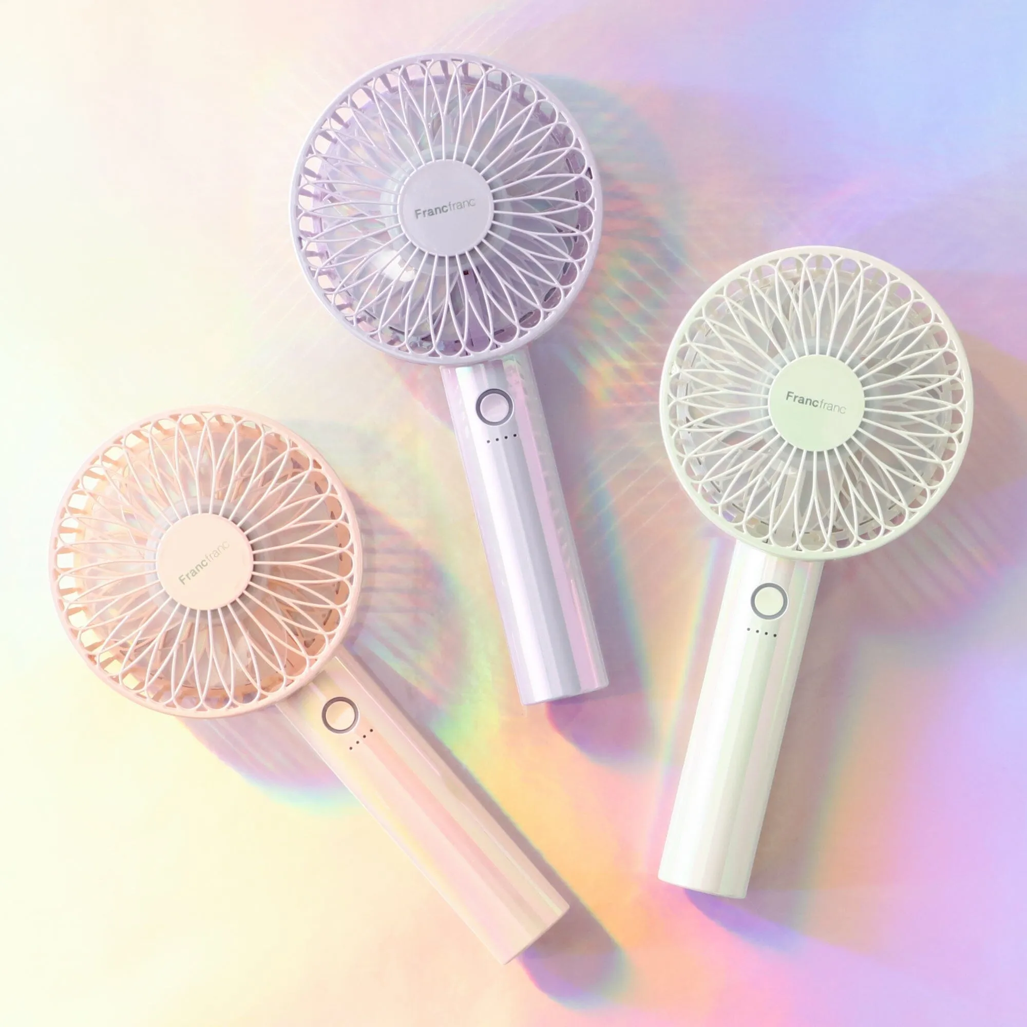 Frais Handy Fan Aurora Purple