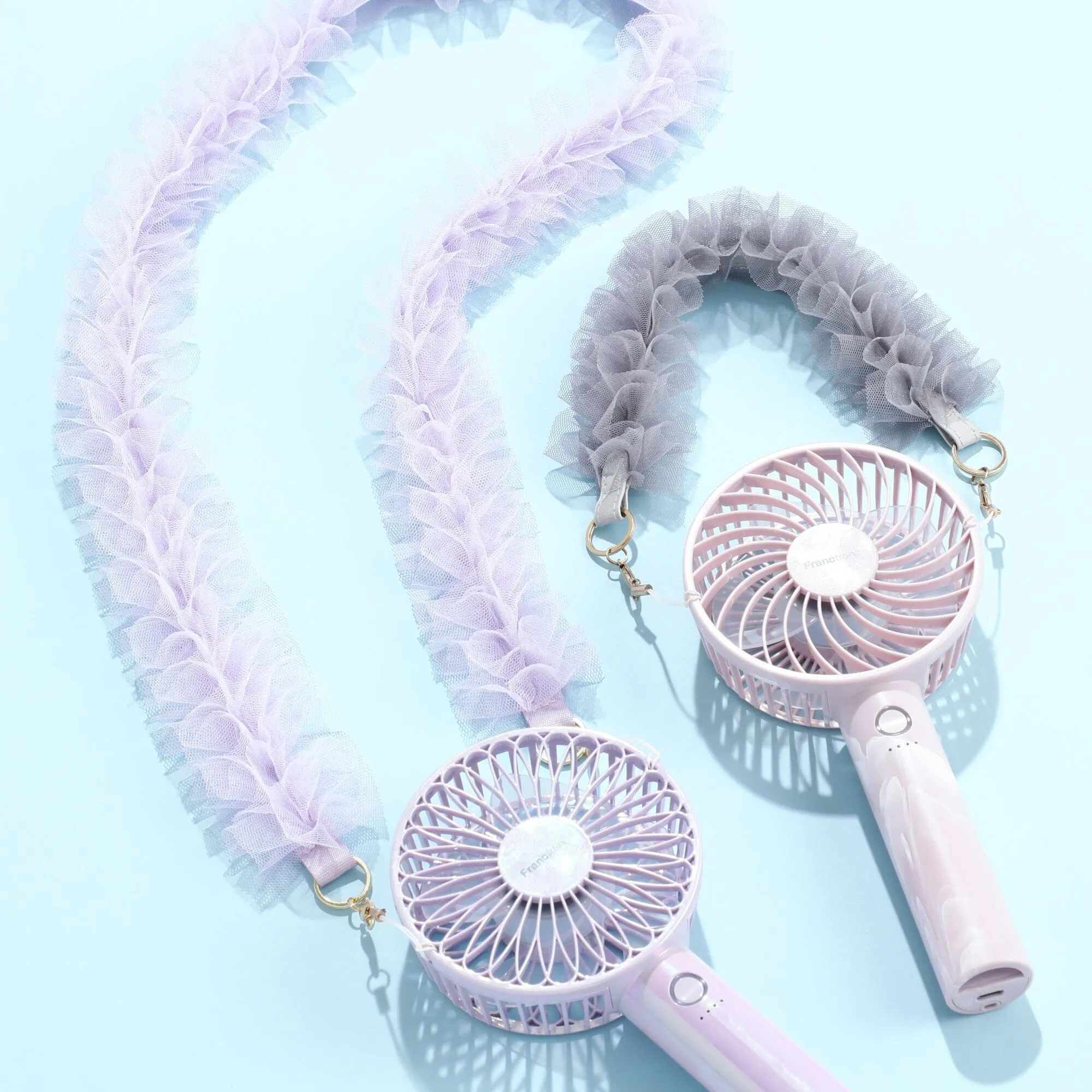 Frais Handy Fan Aurora Purple