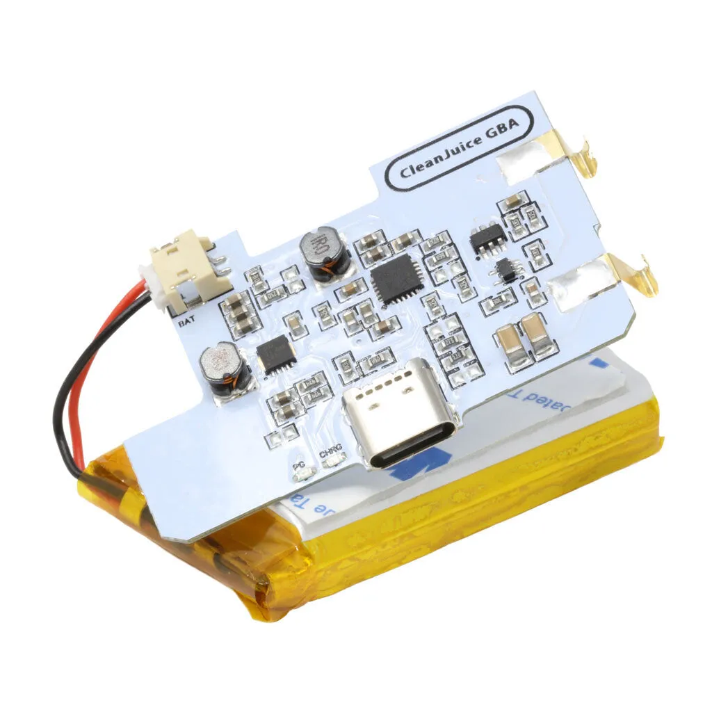 Game Boy Advance CleanJuice (V1.3) Li-Ion Rechargeable Battery Module - RetroSix