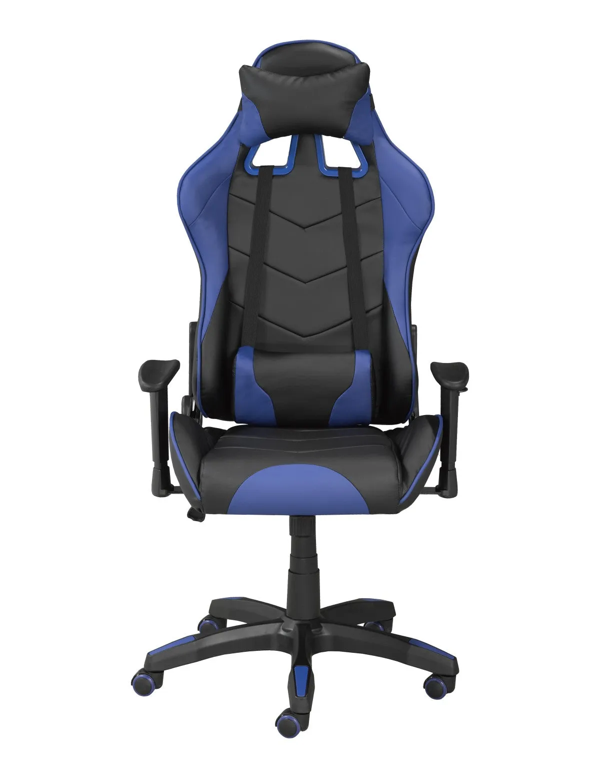 Gaming Desk & Chair Set, Blue/Black