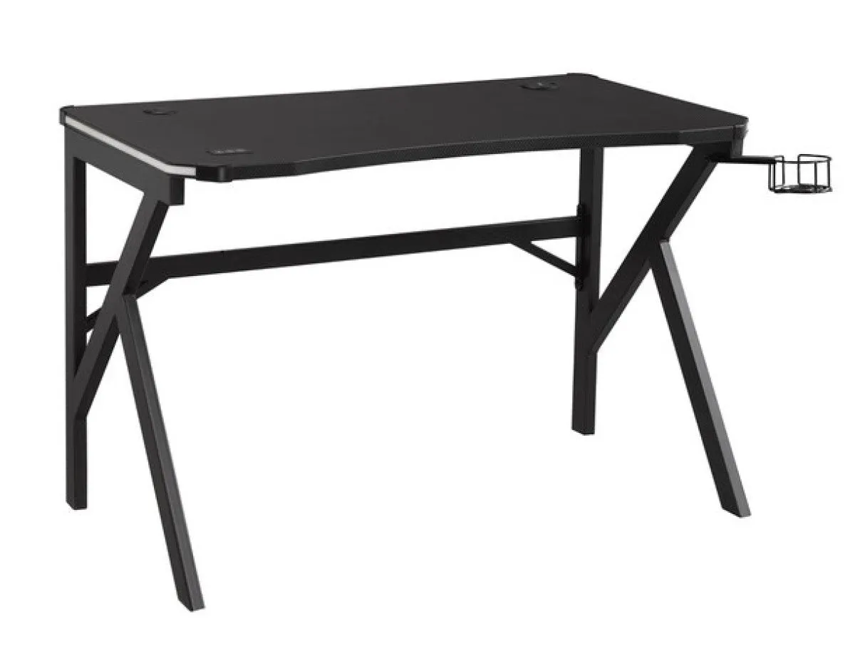 Gaming Desk & Chair Set, Green/Black