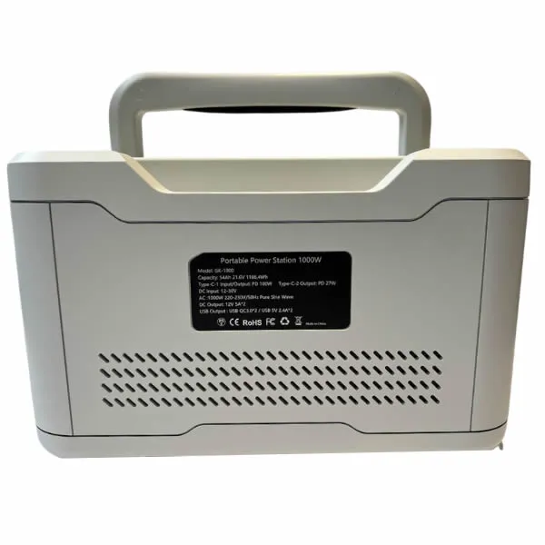 Genki GK1000 1000W/1166Whr Portable Power Station - White