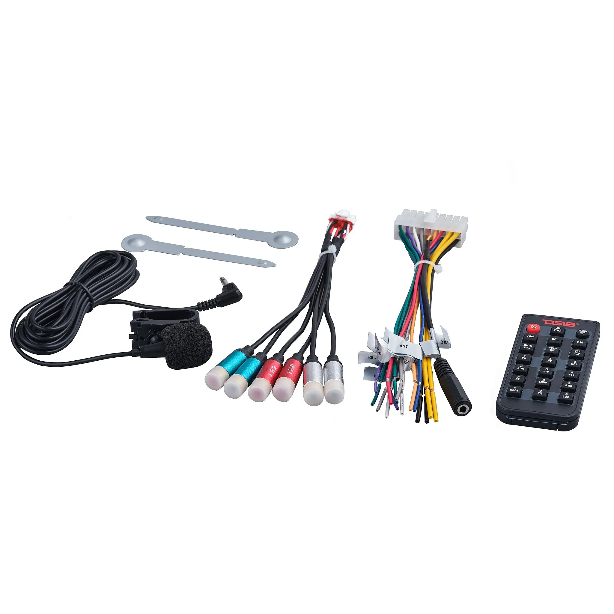 High Power 240 Watts RMS (4 x 60) Digital Media Receiver | Single Din | DSP | APP | Bluetooth Audio and Calling Head Unit | Aux Input | USB | Mechless | AM/FM Radio Receiver | 3V   3.5V Subwoofer
