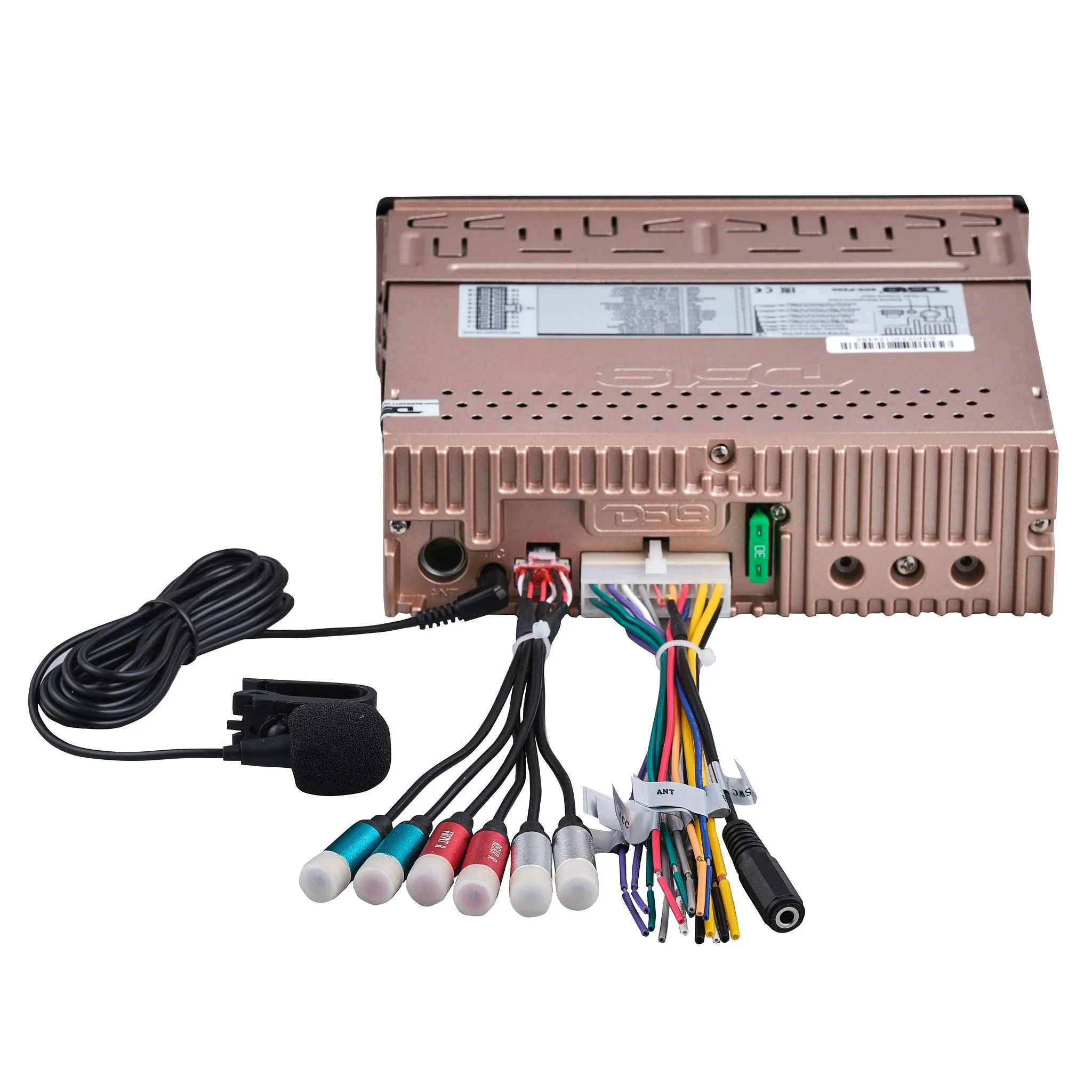 High Power 240 Watts RMS (4 x 60) Digital Media Receiver | Single Din | DSP | APP | Bluetooth Audio and Calling Head Unit | Aux Input | USB | Mechless | AM/FM Radio Receiver | 3V   3.5V Subwoofer