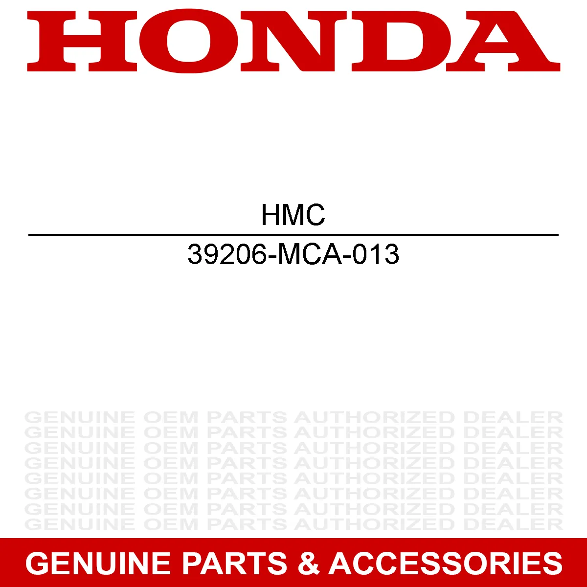 Honda 39206-MCA-013 Bulb (T3)