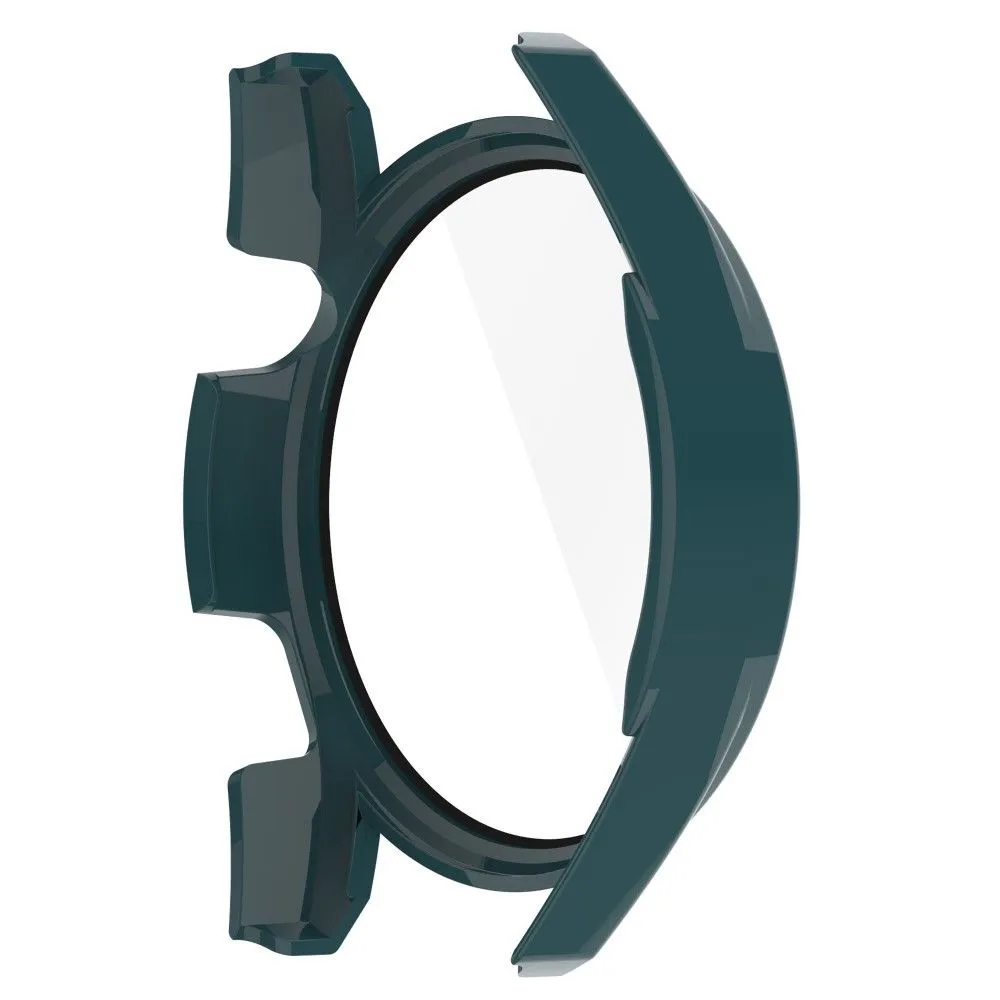 Huawei Watch GT 3 (46mm) TPU frame   tempered glass screen protector - Dark Green