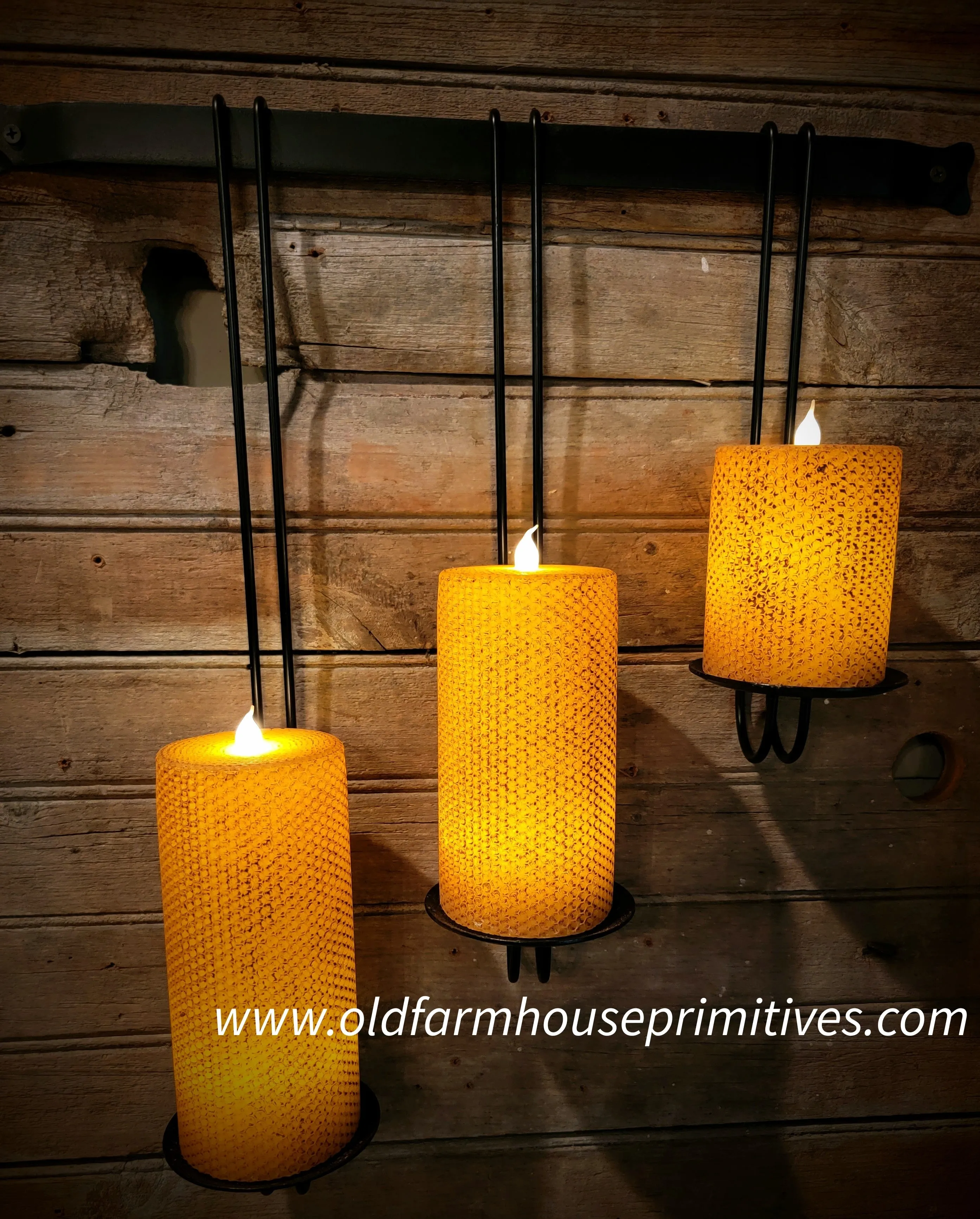 #IHCH  Iron Hanging Candle "Sconce"