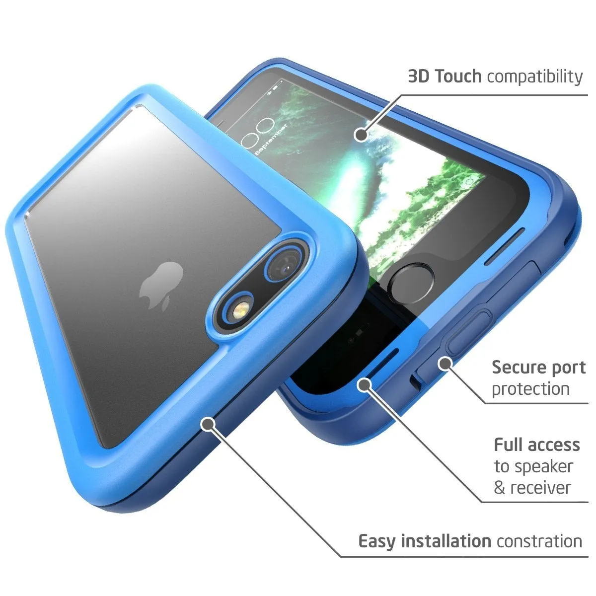 iPhone 8 Plus | 7 Plus Aegis Waterproof Case-Blue