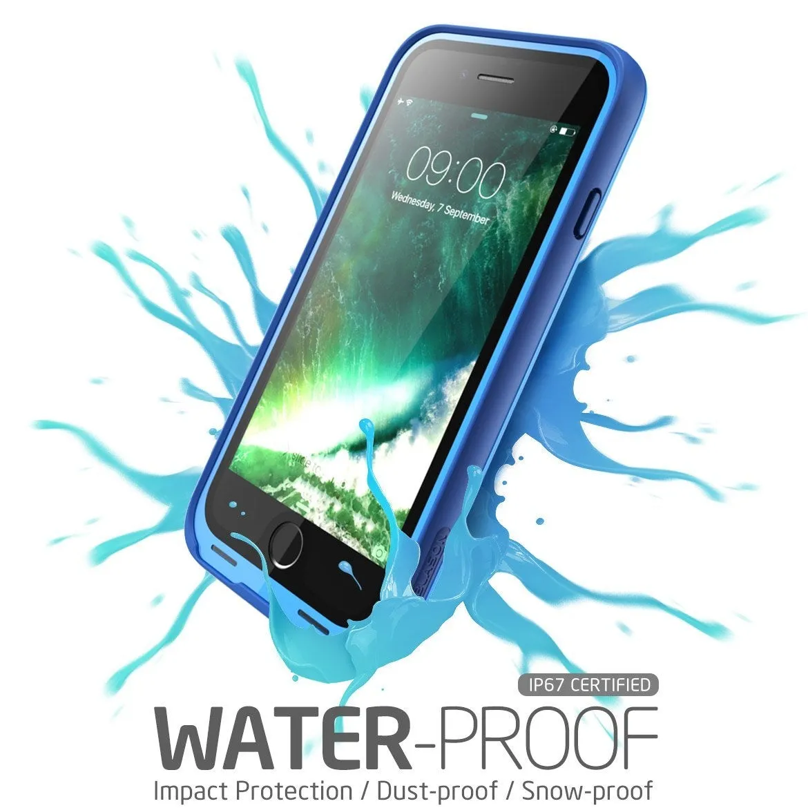 iPhone 8 Plus | 7 Plus Aegis Waterproof Case-Blue