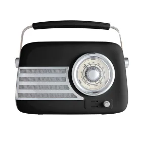 Itek Vintage Bluetooth Radio Black