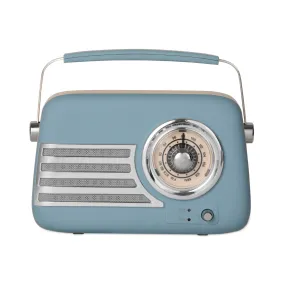 Itek Vintage Bluetooth Radio Blue