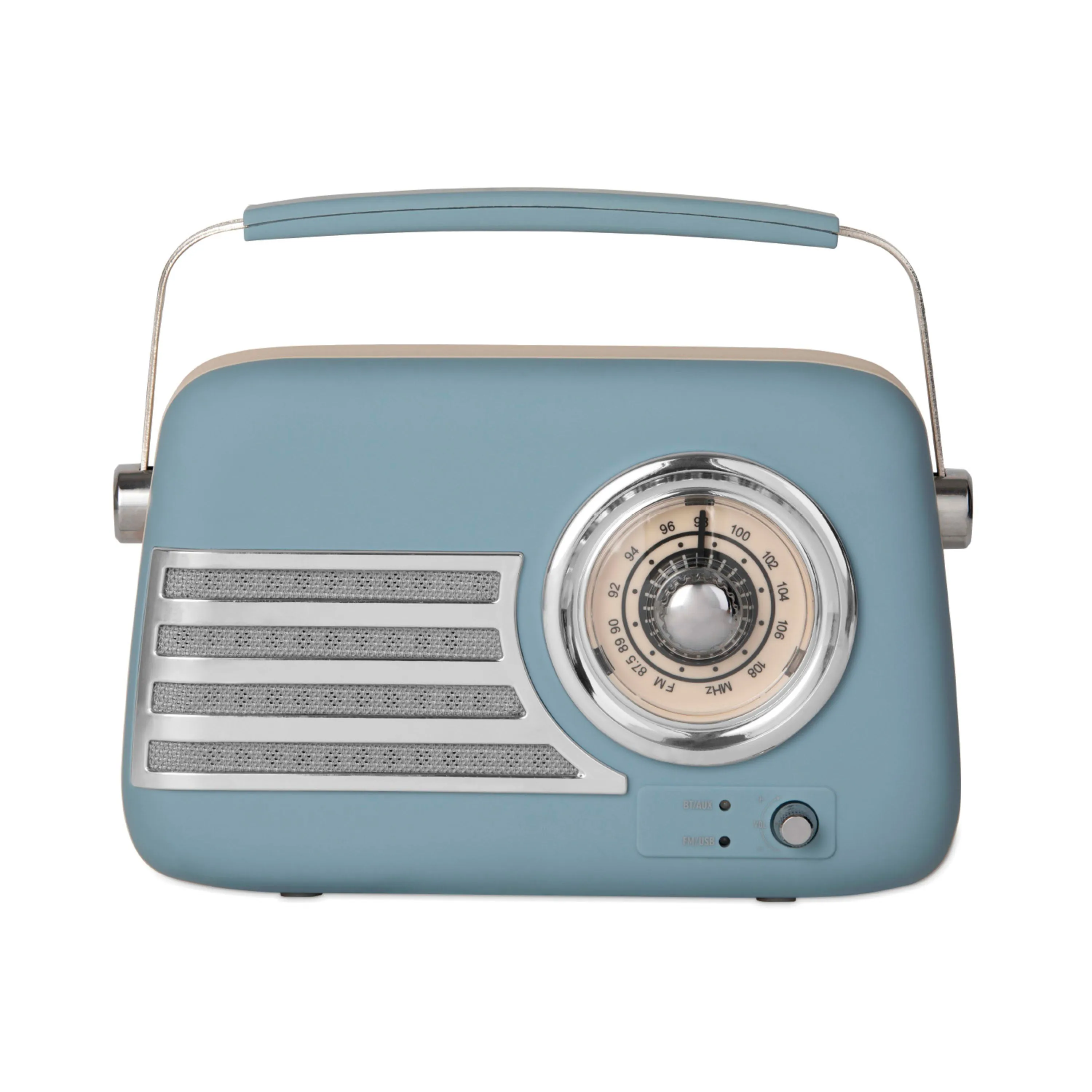 Itek Vintage Bluetooth Radio Blue