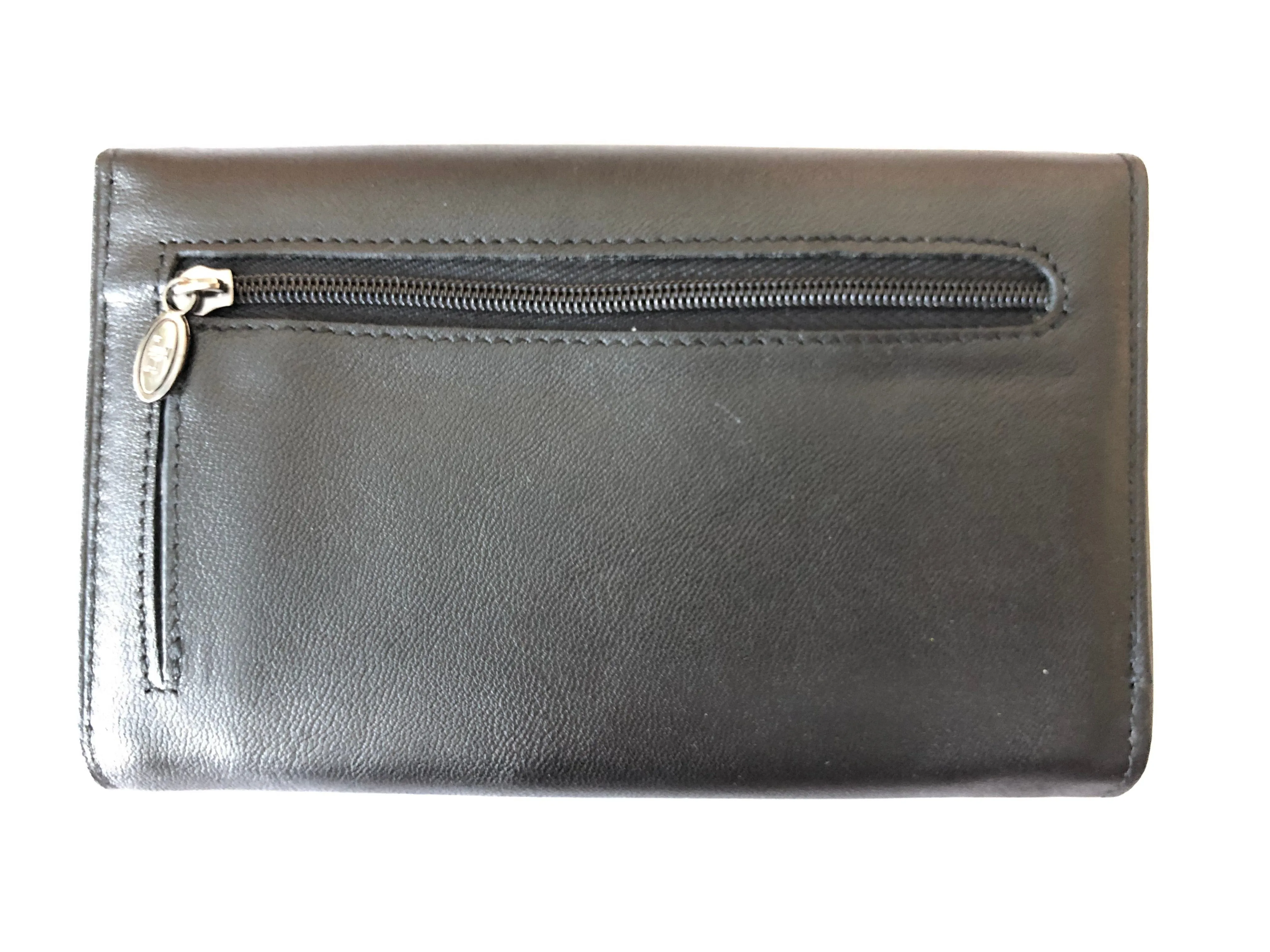 J&C  J33-001 NERO Black Multifunction Compact Wallet