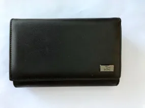 J&C  J33-001 NERO Black Multifunction Compact Wallet