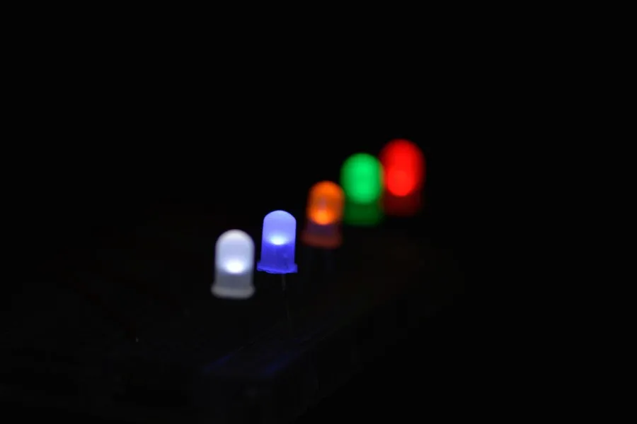 LED Pack (50 pcs) Diffused 5mm