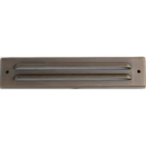 Lite the Nite Step Light Brass 9x2 6W 12/24V AC/DC Dimmable LED
