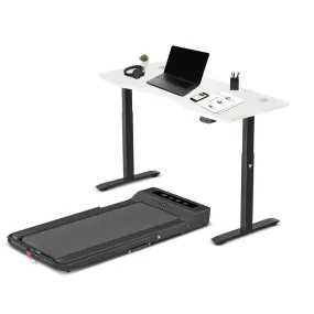 LSG Walking Pad Treadmill with Standing Desk 1500mm (White)