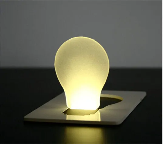 Mini led creditcard light Portable Pocket Lamp Pocket Led Card Light-4PCS