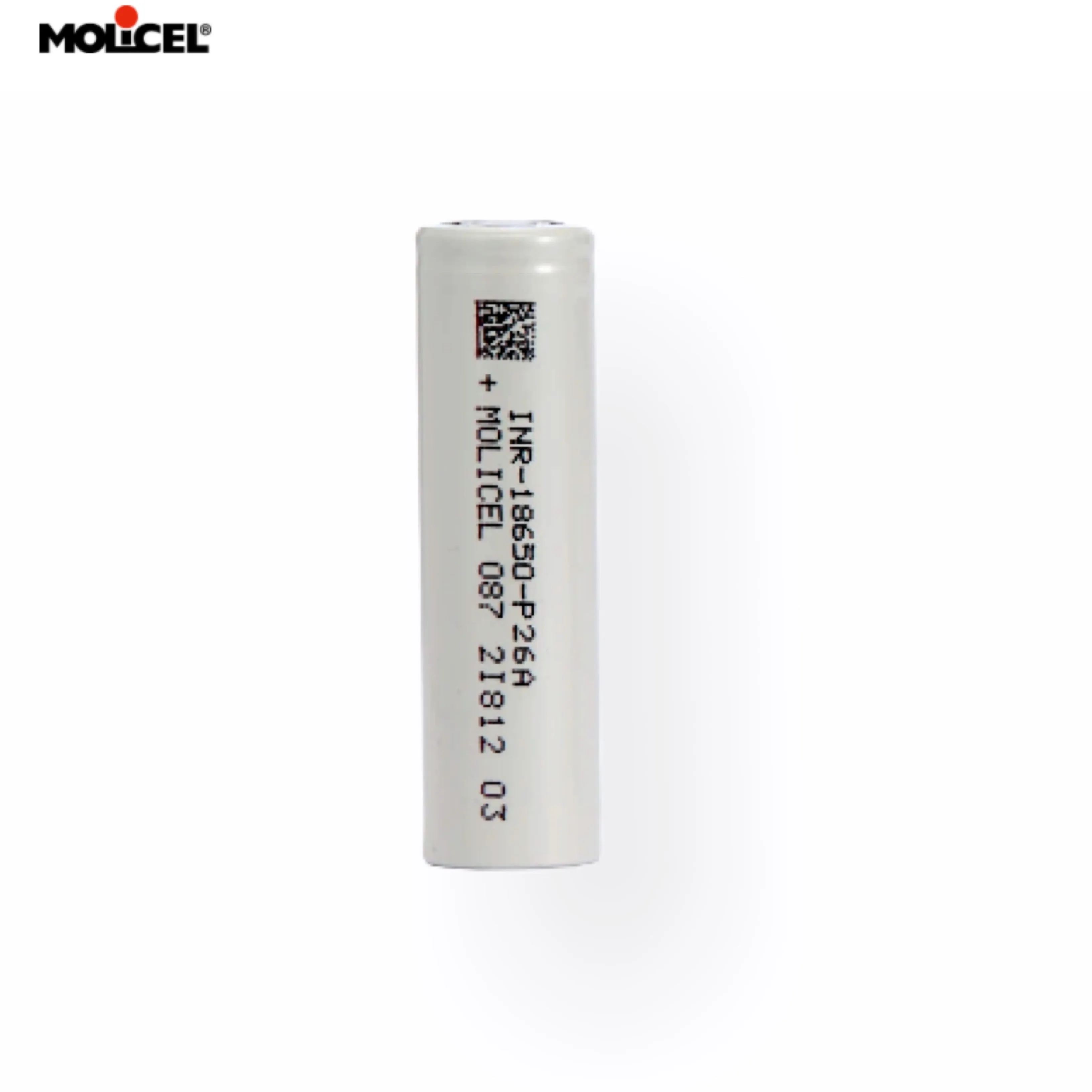 Molicel P26A INR18650 2600mAh 3.6V 35A Rechargeable Li-ion  Battery